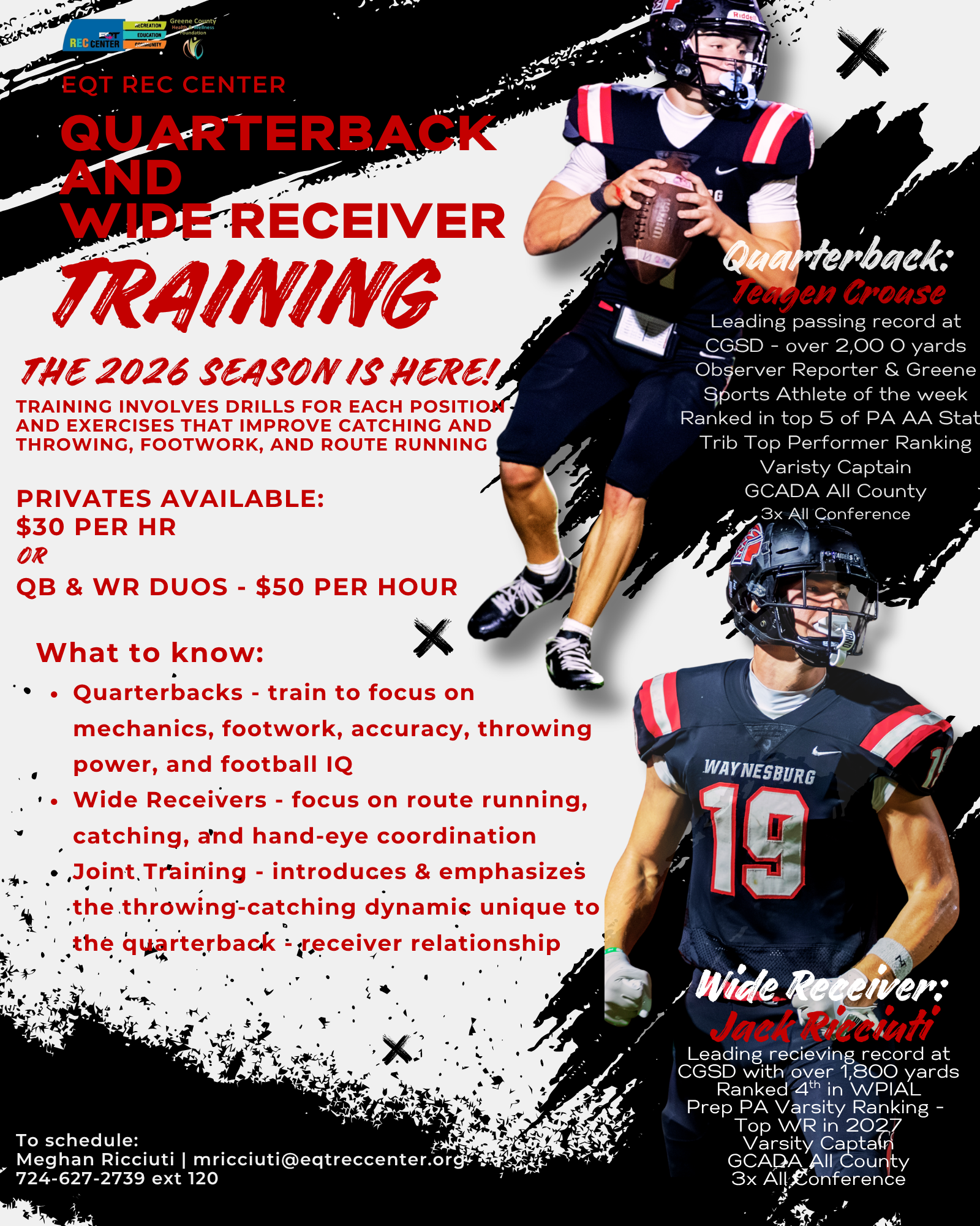 Green and Yellow Illustrative American Football Camp Promotion Flyer (9)