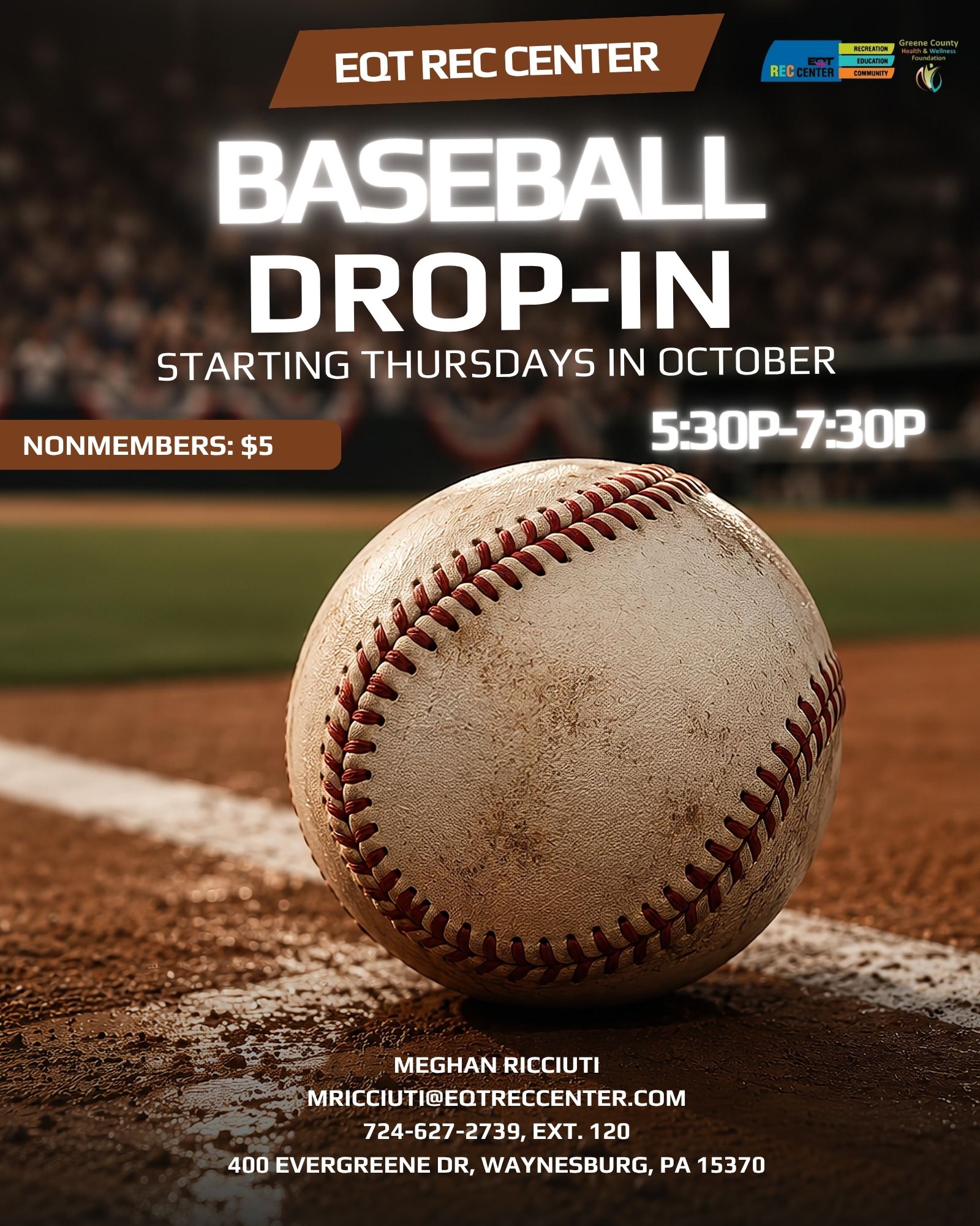 Poster Tournament Baseball event Modern Brown